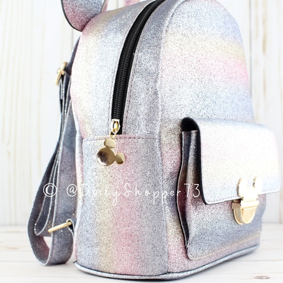 *Restocked* Rainbow Glitter Mickey Mouse Backpack - Picture 5 of 7